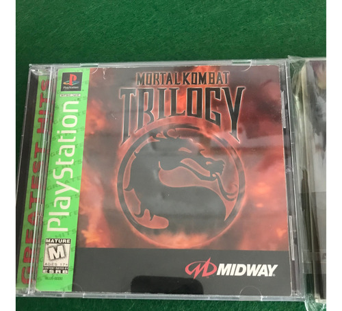 Mortal Kombat Trilogy Greatest Hits Original Ps1