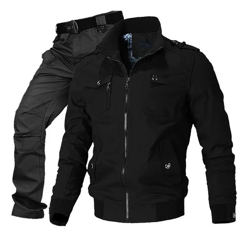 2026 Traje De Pantalones Tácticos De Chaqueta Bomber Militar