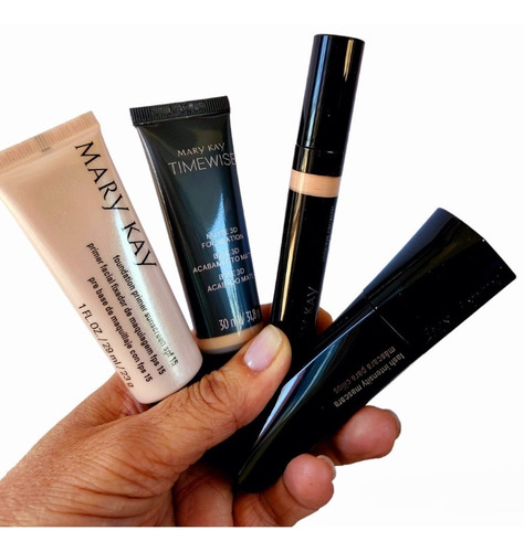 Kit Base Matte 3d + Corretivo  + Primer + Mascara Mary Kay 