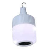 Foco Led De Emergencia Incluye Bocina 8w Recargable Portatil