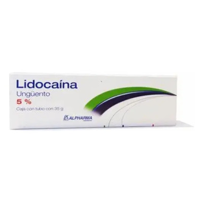 Lidocaína 5% Ungüento 35g - Laboratorio Alpharma | MercadoLibre