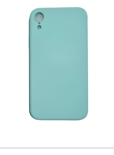 Carcasa De Silicona Compatible Con iPhone XR, Verde Agua 