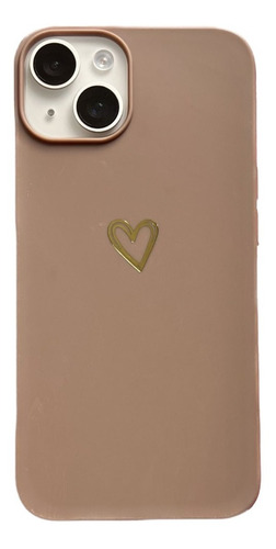 Forro Para iPhone Golden Heart