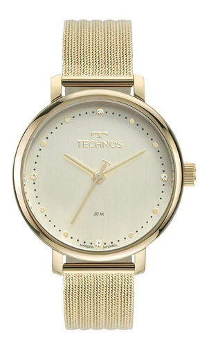 Relógio Technos Feminino Dourado Fashion Style - 2035msu/1k