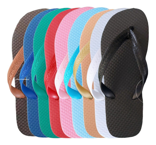 Chinelos Sandalias Tipo Havaianas - 47 Pares - Atacado