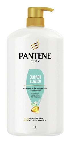 Pantene Pro-v Shampoo Con Acondicionador Cuidado Clásico 1 L