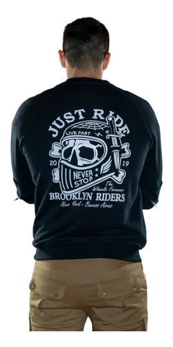 Buzo Brooklyn Riders Springfield Con Protecciones Moto Delta