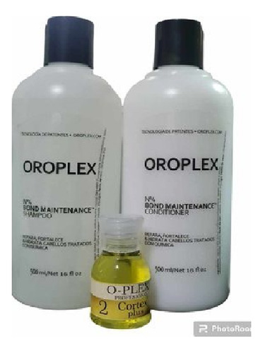 Kit Shampoo + Acond. Oroplex +ampolla
