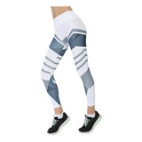 Leggins Diseño Digital Yoga Fitness Gym De Cintura Alta B72