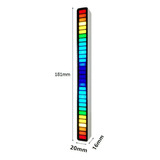 Sensor De Sonido Rhythm Led Tower Bar Rgb Con 18 Modos De Juego, Color Claro Plateado