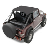 Bikini Jeep Wrangler Cj5 Cj7 Yj Toldo Tradicional Negro