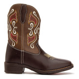 Bota Texana Infantil Country Masculina Feminina Em Couro