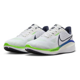 Tenis De Running Para Hombre Nike Vomero 17 Blanco Color Blanco/tinte Platino/azul Carrera/trueno Azul Talla 28.5 Mx