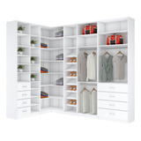 Kit Closet Modulado 5 Módulos A270xp60cm 100% Mdf M660.b