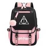 Mochilas De Harry Potter De La Colección Black And Pink
