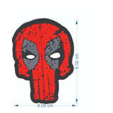 Parche De Pvc Militar Punisher Dead Pool Castigador Airsoft