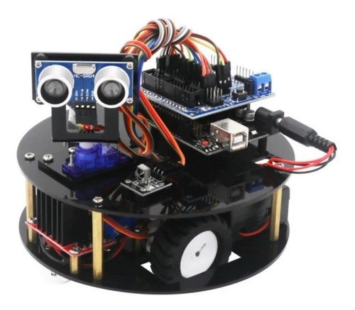 Kit De Coche Robot De Tortuga Inteligente Para Arduino Uno.