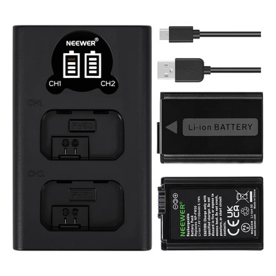 Neewer Cargador + 2 Baterías Sony Np-fw50 A6400 A7 A7ii | Envío gratis