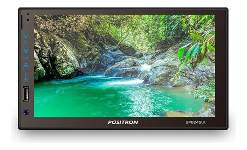 Central Multimídia Pósitron Sp8245lk Bluetooth Espelhamento Cor Preto