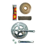 Kit Pedivela Caloi Monark 10 Corrente Catraca Speed Antigo.