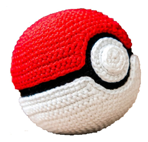 Amigurumi Pokeball Pokebola Pokémon Crochet Peluche