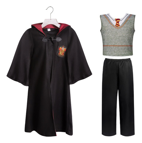 Disfraz De Halloween De Harry Potter Para Niños, Bata Mágica