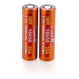 Baterias Trustfire Imr18650 - 2600 Mah (pack De 2 Un) Imr