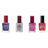 4 Esmaltes Avon Flickering Crystals 