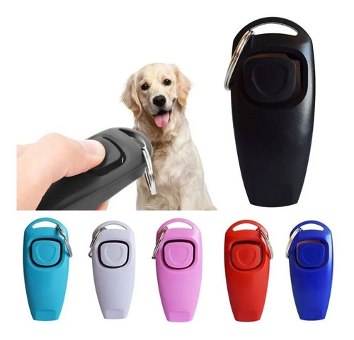 Clicker Com Apito Treinamento E Adestramento Para Cães