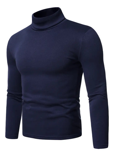 Sudadera Térmica Deportiva Para Hombre Con Cuello Tortuga
