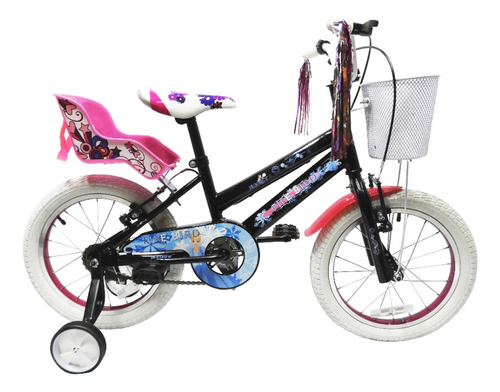 Bicicleta Fire Bird Rodado16 Con Canasto Y Porta Muñeca Nena