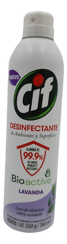 Desinfectante De Ambientes Y Superficies Lavanda 260g Cif