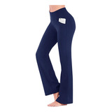 Pantalones De Yoga Con Bolsillos Para Mujer, Leggings Acampa