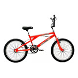 Bicicleta Freestyle Bmx Halley 16306 Magic Rodado 20 Ruedas Multirrayos Con Rotor Color Rojo 