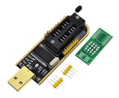 Programador Gravador Eprom Usb Ch341a Flash Spi Bios Ch341