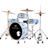 Bateria Michael Legacy Slim Dml410 Bumbo 20 Completa