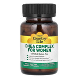 Country Life Dhea Complex Para Mujer 60 Caps Sabor Sin Sabor