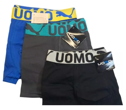 Pack X 3 Boxer Uomo De Juvenil /niño En Distintos Modelos