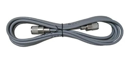 Cable Para Antena Cb Dos Puntas Rg8x Gris Electro 3.75m