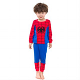 Pijama De Manga Larga Para Niños Superhéroe Spiderman Rpg