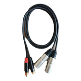  Cable Semicon Pro Cables 2 Plugs Rca A 2 Xlr Macho 2 Metros