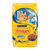 Alimento Friskies S Para Gato Adulto Sabor Peixe E Frutos Do Mar Em Sacola De 3kg