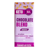 Chocolate Keto Blend Almendras 45% Cacao (sin Gluten/vegano)