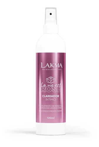 La Vie Est Rose Clareador Íntimo Axilas Virilha 120ml Lakma 