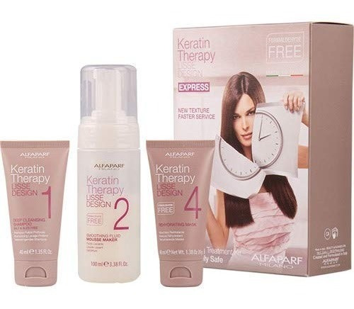 Kit De Alaciado Cabello Lisse Design Express Alfaparf 3 Pzs