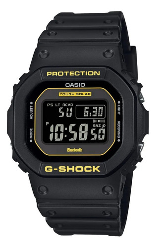 Reloj Casio G-shock Gw-b5600 Para Caballero Color De La Correa Negro Color Del Bisel Negro Color Del Fondo Negro