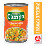 Ensalada De Verduras Nuestro Campo 430g