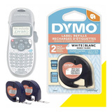 Cinta Rotuladora Letratag Dymo Blister X2und Papel Blanco