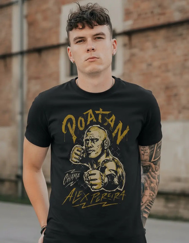 Playera Alex Pereira Chama Ufc Algodon Premium C/stickers