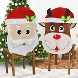 Navidad Papá Noel Y Renos Navidad Comedor Fundas Antid...